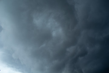 dramatic sky with clouds
