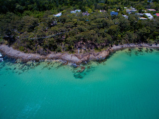 Obraz premium Aerial Beach Coastline Australia