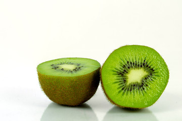 kiwi on white background