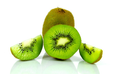 kiwi isolated on white background