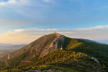 Mountain Hymettus (Ymittos) view