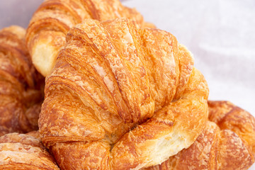 Close-Up of a Fresh Baked Croissant