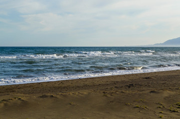 Fototapeta na wymiar Playa del Rincón de la Victoria / Rincon de la Victoria Beach. Málaga