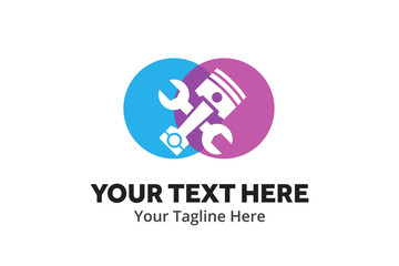 automotive logo creative illustration vector of graphic , car mechanic logo illustration vector , vector of car service repair logo illustration for logo identity and business