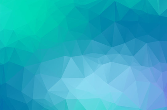 Light soft color blue Low poly crystal background. Polygon design pattern. Low poly vector illustration, low polygon background.