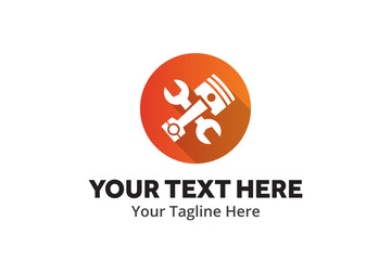 automotive logo creative illustration vector of graphic , car mechanic logo illustration vector , vector of car service repair logo illustration for logo identity and business