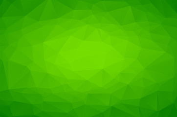 Fototapeta na wymiar Light green Low poly crystal background. Polygon design pattern. environment green Low poly vector illustration, low polygon background.