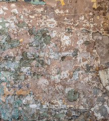 Old Weathered Heavily Damaged Concrete Wall Texture