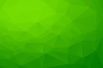 Light green Low poly crystal background. Polygon design pattern. environment green Low poly vector illustration, low polygon background.