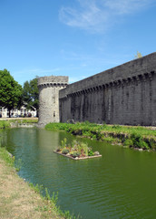 Obraz premium Stadtmauer von Guerande, Frankreich