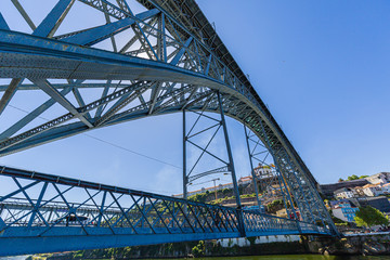Obraz premium Iconic Bridge of Luis I. Porto, Portugal