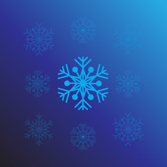 Snowflake  design background vector