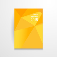 annual report flyer and leaflet design, vector illustration