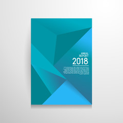annual report flyer and leaflet design, vector illustration