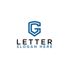 Cool logo design, the initials G. - Vector