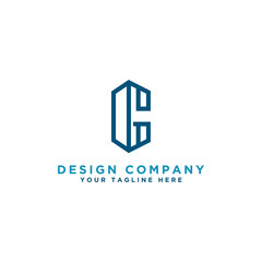 Cool logo design, the initials G. - Vector