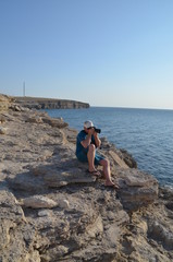 Fototapeta premium Crimea cape Tarkhankut