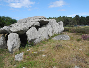 Dolmen in Carnac, Bretagne