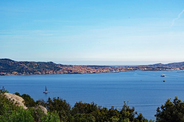 Sardinien Palau Blick auf die Stadt