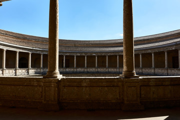 Interior of Palace of Charles V