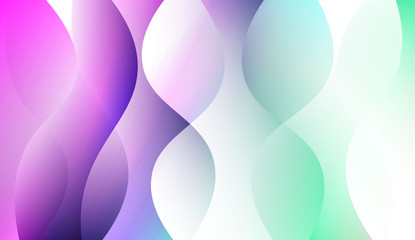 Creative Waves. Futuristic Technology Style Background. Design For Cover Page, Poster, Banner Of Websites. Colorful Vector Illustration