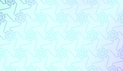Creative geometric pattern with Soft Color Gradient Background. For Greeting Card, Flyer, Invitation. Vector Illustration.