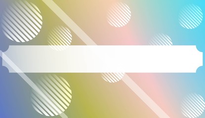 Fototapeta premium Geometric Design, Shapes. For Cover Page, Landing Page, Banner. Vector Illustration with Color Gradient.