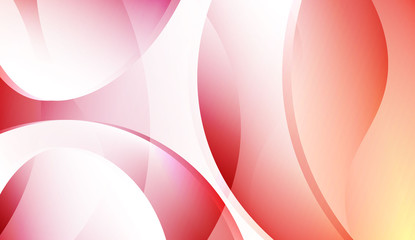 Colored Illustration In Wave Style With Gradient. For Your Design Wallpaper, Presentation, Banner, Flyer, Cover Page, Landing Page. Colorful Vector Illustration.