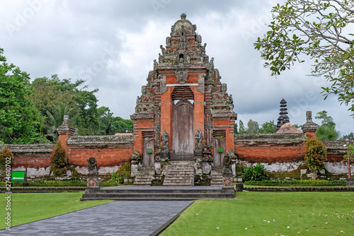 Gate At Taman Ayun Hinduism Temple In Mengwi Bali Indonesia