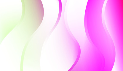 Creative Wavy Background. For Design Flyer, Banner, Landing Page. Colorful Vector Illustration.