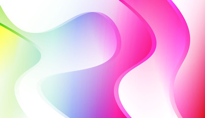 Creative Shiny Waves. For Template Cell Phone Backgrounds. Colorful Vector Illustration