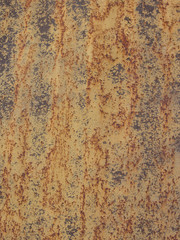 Rust on a sheet of metal, background, texture, vertical.