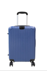 isolated travel luggage on white background