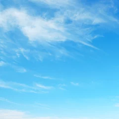 Foto auf Acrylglas Blauer Himmel und weiße Wolken © Serghei V