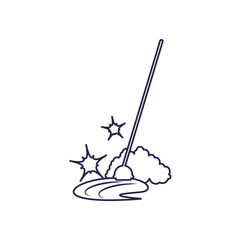 Isolated cleaning mop design pineapple and sunglasses exotic branch summer pineapple and sunglasses exotic branch summer