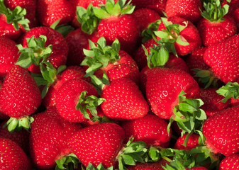 Strawberries background. Strawberry. Food background.