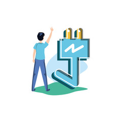 Avatar man and plug design