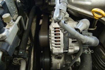 Alternator of car