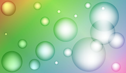 Geometric background with dynamic drop compositions. For cover page, landing page, banner. Pastel Gradient Color Vector illustration.