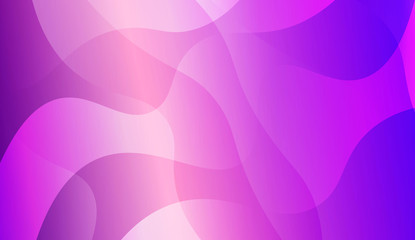 Futuristic Blue Purple Color Design Geometric Wave Shape. For Elegant Pattern Cover Book. Vector Illustration with Color Gradient.