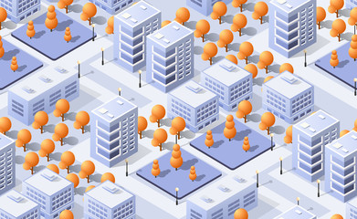 Architecture vector illustration city