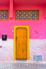 Old door in Moroccan old city