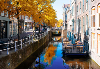 Fototapeta na wymiar Delft old town in Holland
