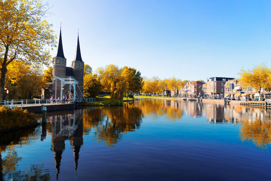 Oosrpoort Gate In Delft, Netherlands