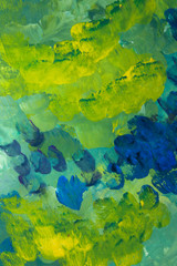 Blurred image of painted wall background. Abstract colorful background with a lot of copy space for text.