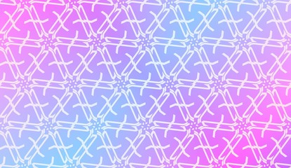 Decorative Pattern With Triangles Style. Blurred Gradient Background. Bright Color. For Banner Template, Flyer, Invitation Card. Vector Illustration