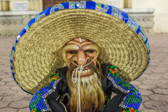 Tecuanes dance group, In this dance, the Chichimeca and Zapotec tribes join forces to defeat the tiger or tecuani