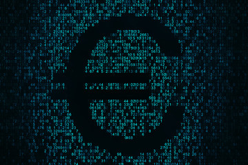 Cryptocurrency and money concept