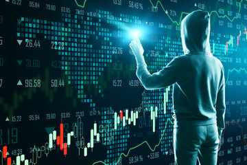 Criminal and global trade concept