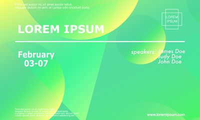 Conference invitation design template